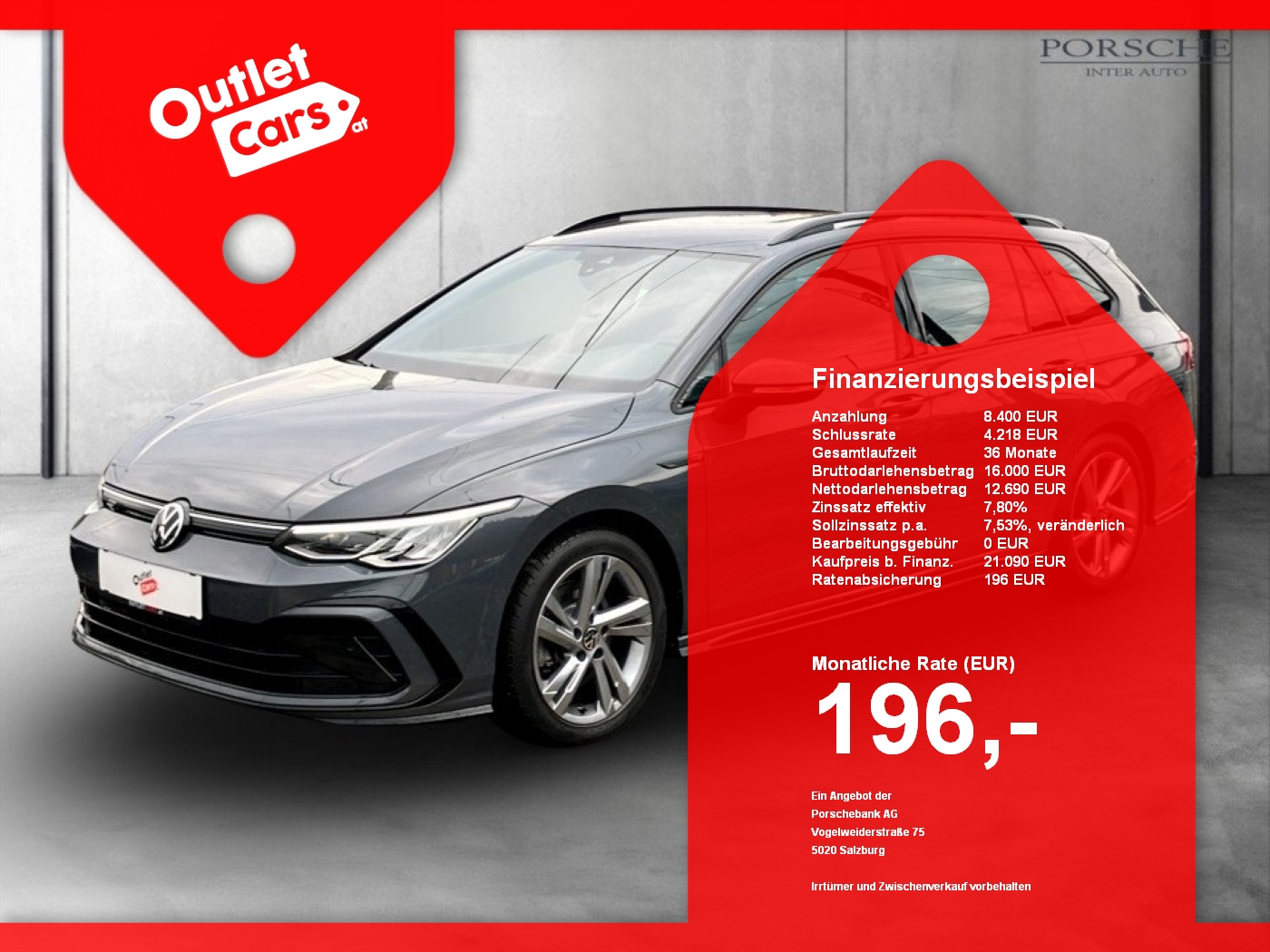 Bild eines VW Golf VIII Var. 2.0 TDI R-Line DSG