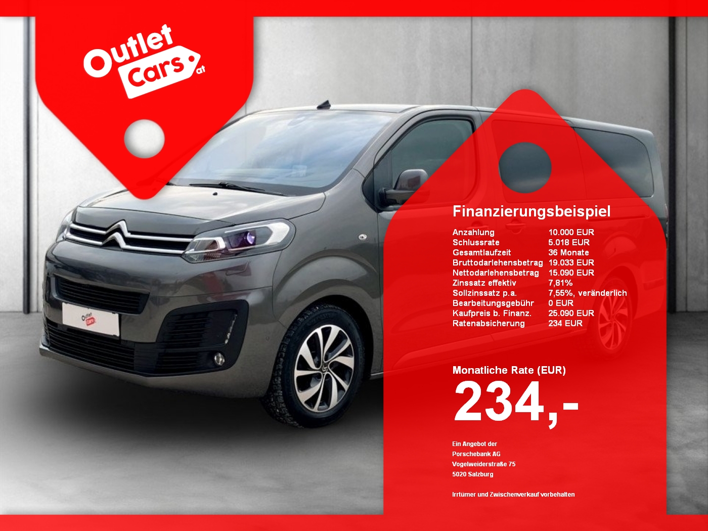 Bild eines Citroen Spacetourer 2.0 BlueHDi Aut. 6-Sitze
