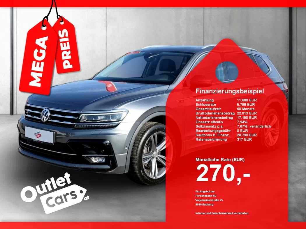 Bild eines VW Tiguan Allspace 2.0 TDI 4M DSG