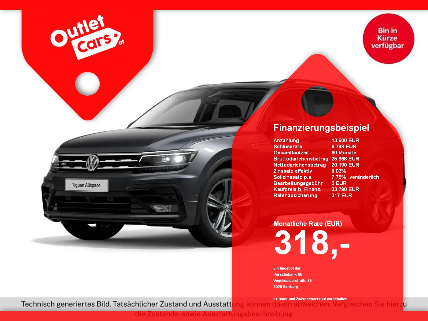 Bild eines VW Tiguan Allspace 2.0 TDI 4M DSG