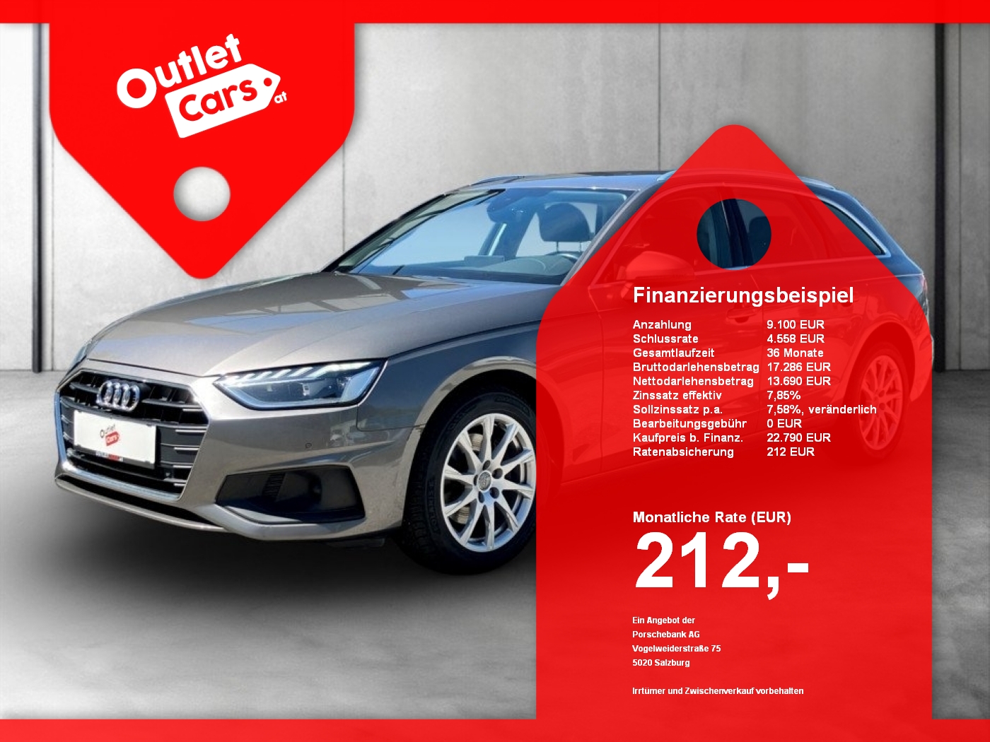 Bild eines Audi A4 Avant 30 TDI Aut.