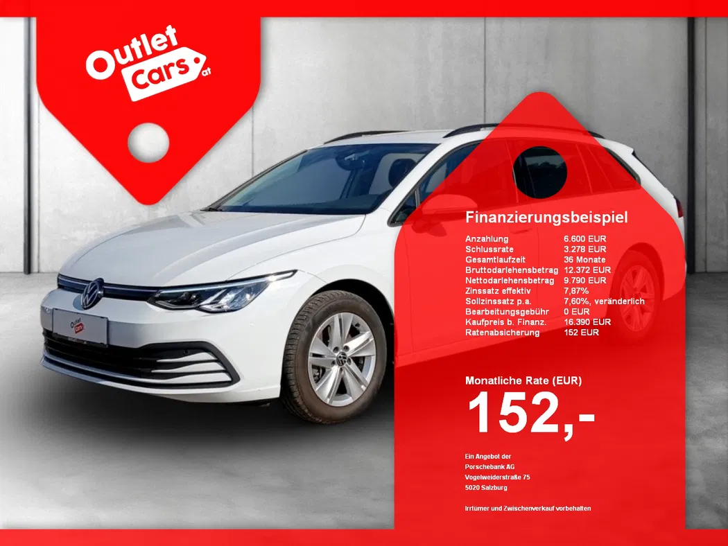 Bild eines VW Golf VIII Var. 2.0 TDI DSG Life