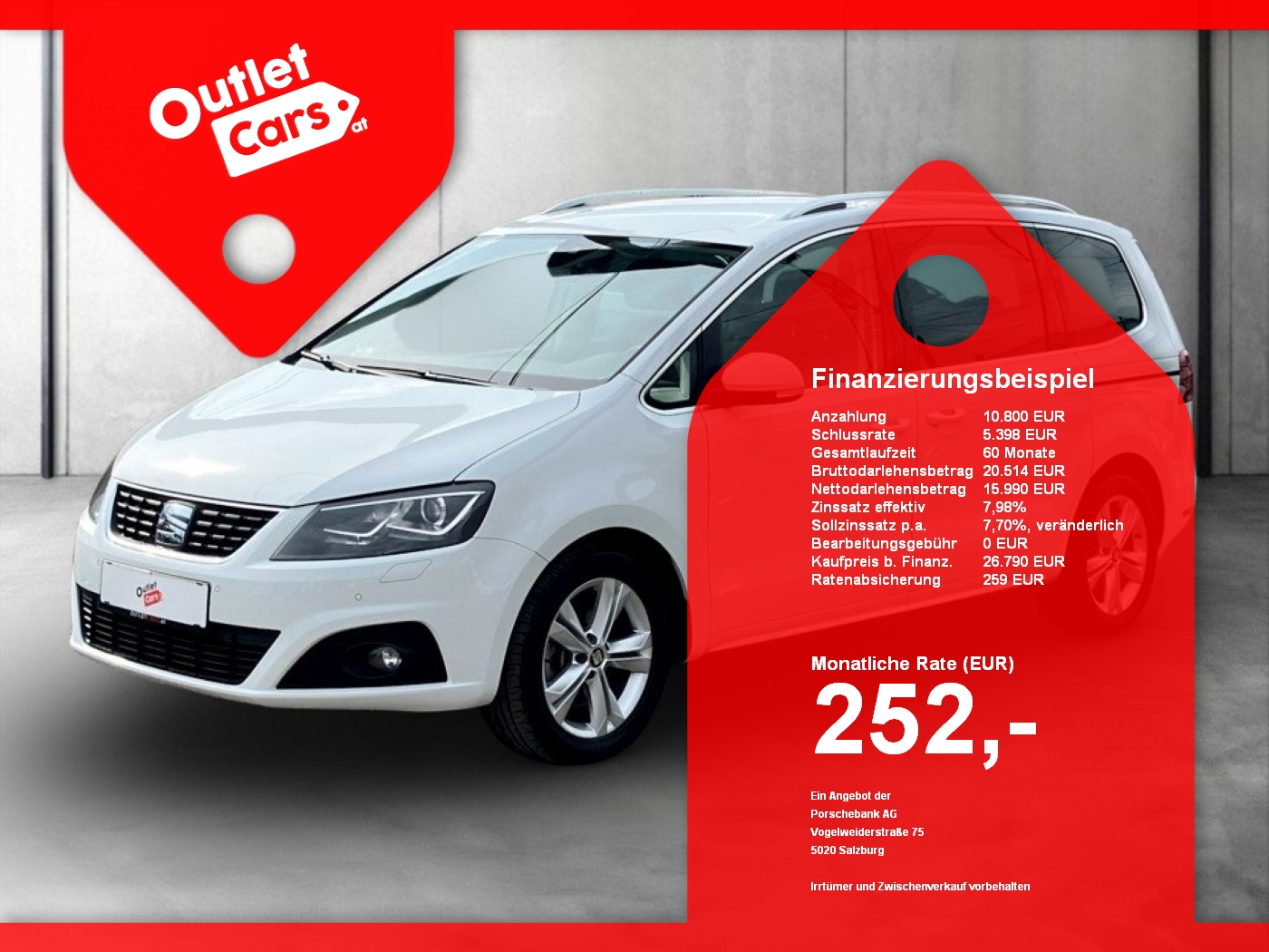 Bild eines Seat Alhambra 1.4 TSI Xcellence