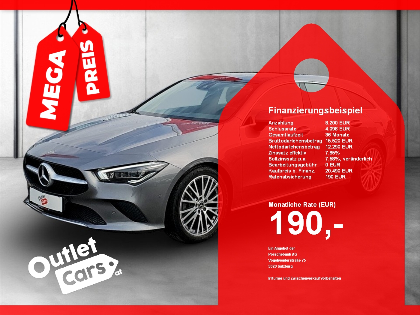 Bild eines Mercedes-Benz CLA 180d SB Progressive