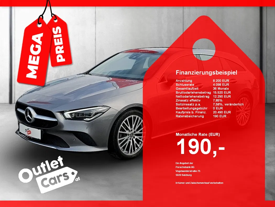 Bild eines Mercedes-Benz CLA 180d SB Progressive