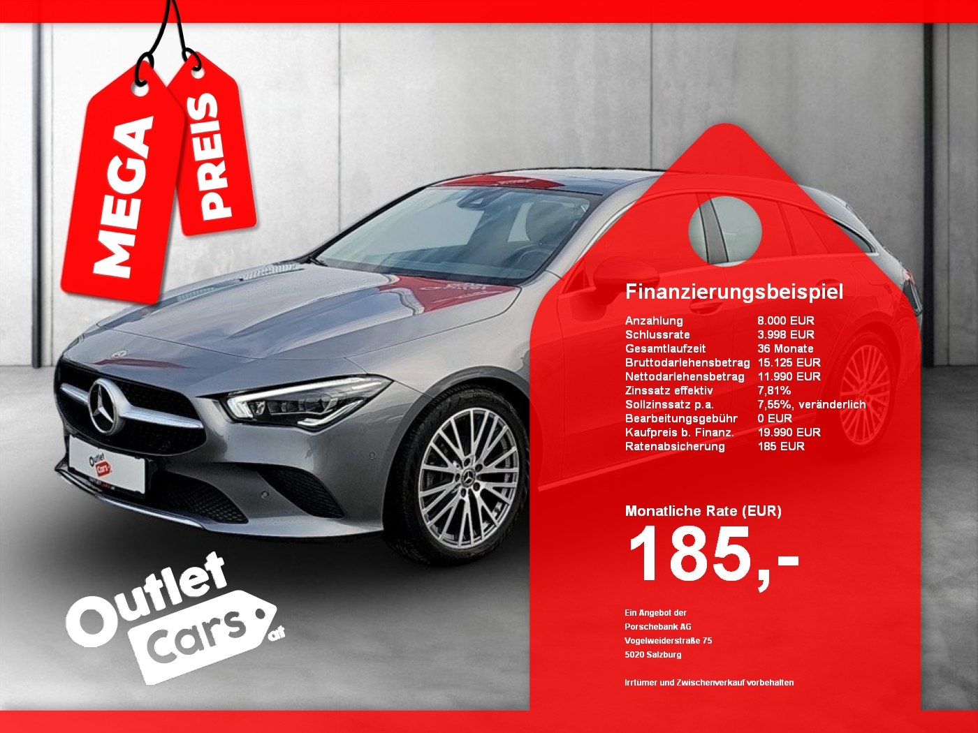 Bild eines Mercedes-Benz CLA 180d SB Progressive