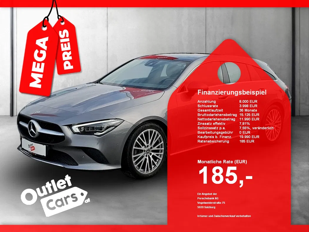 Bild eines Mercedes-Benz CLA 180d SB Progressive