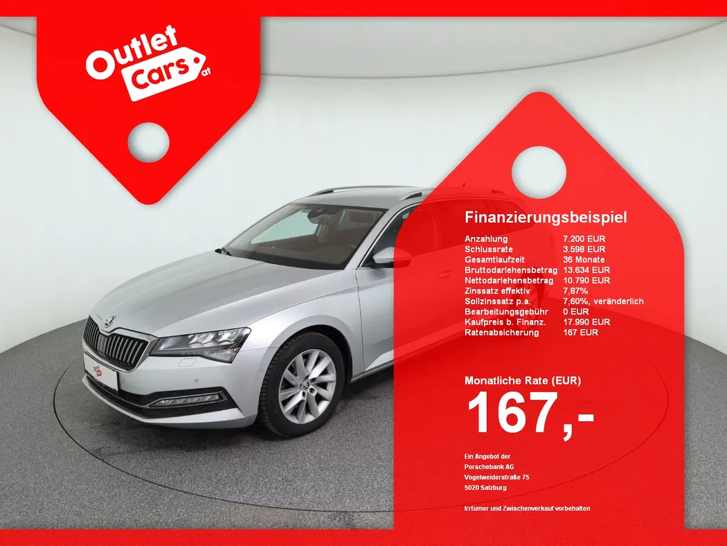 Bild eines Skoda Superb Combi 2.0 TDI Style DSG