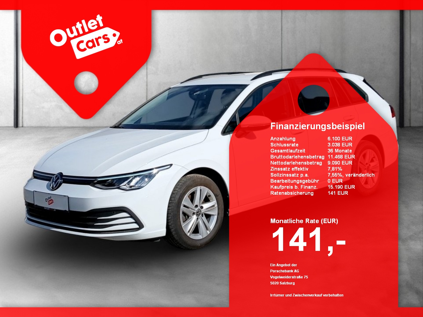 Bild eines VW Golf VIII Variant 2.0TDI