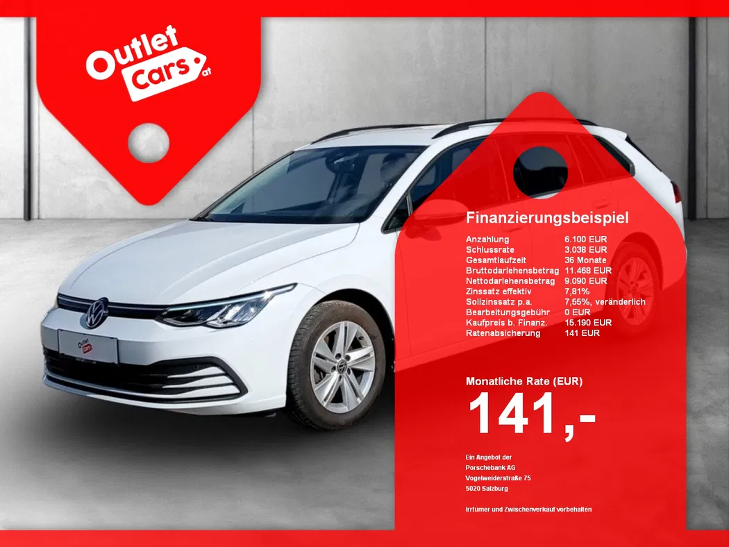 Bild eines VW Golf VIII Variant 2.0TDI