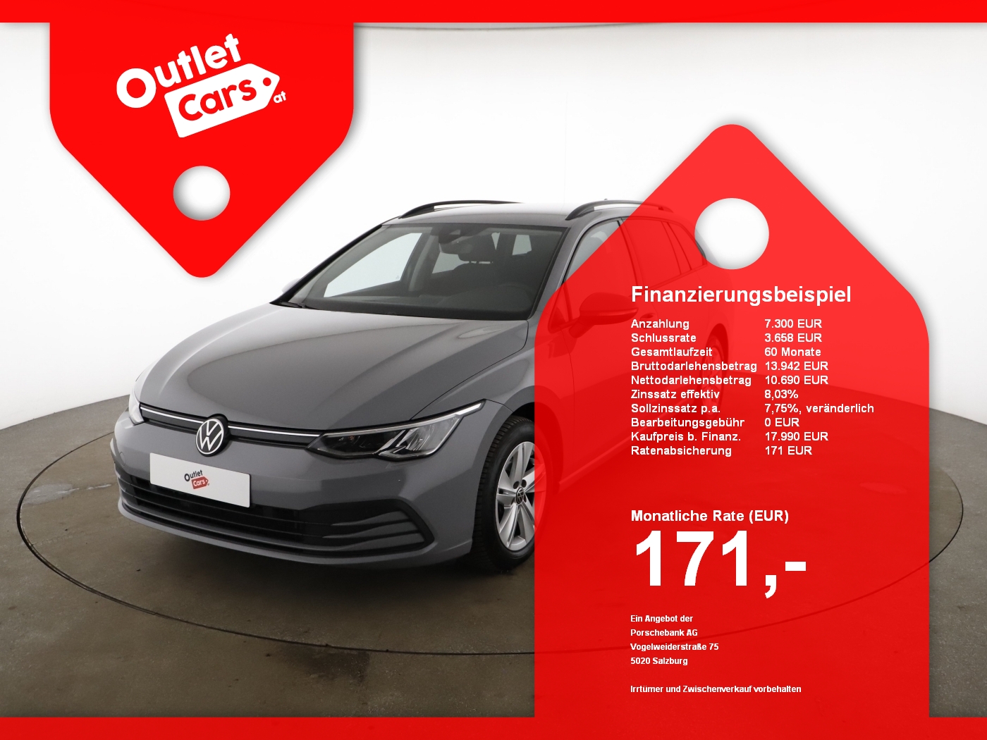 Bild eines VW Golf VIII Var 2.0 TDI DSG Life