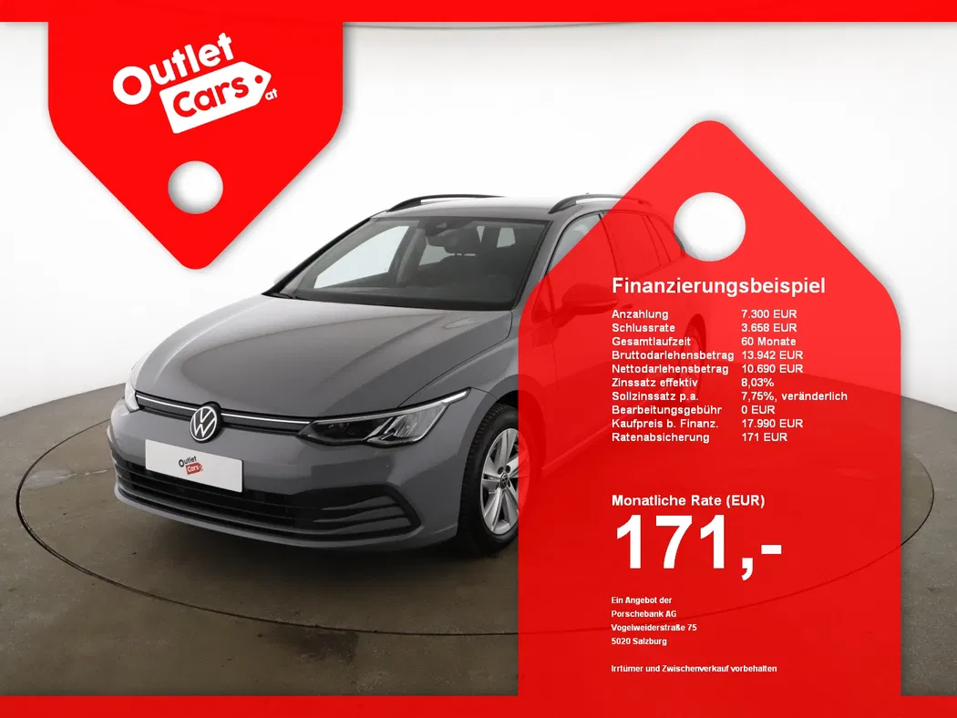 Bild eines VW Golf VIII Var 2.0 TDI DSG Life