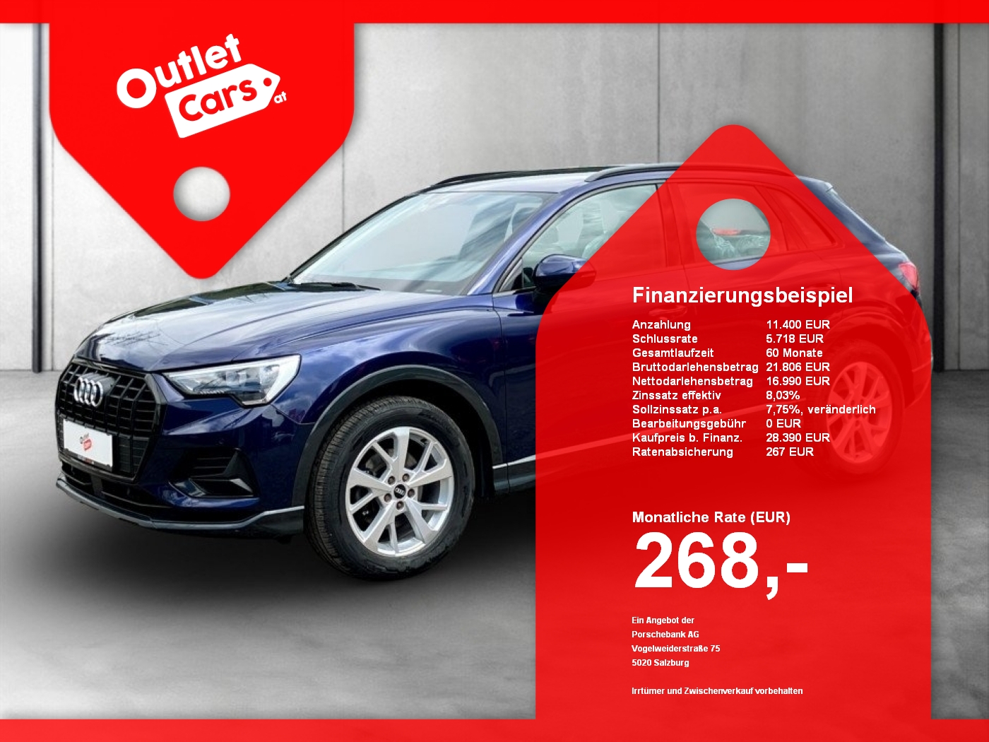 Bild eines Audi Q3 35 2.0 TDI quattro