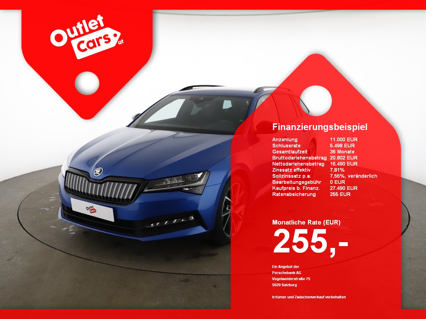 Bild eines Skoda Superb Combi iV Sportline