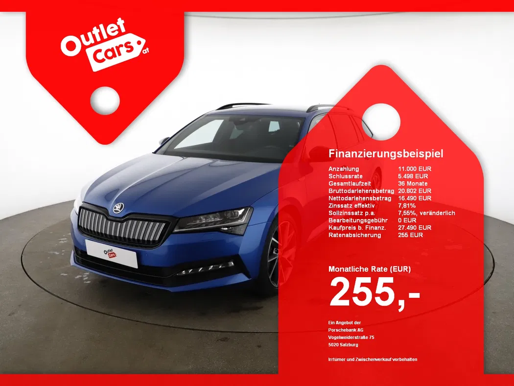 Bild eines Skoda Superb Combi iV Sportline