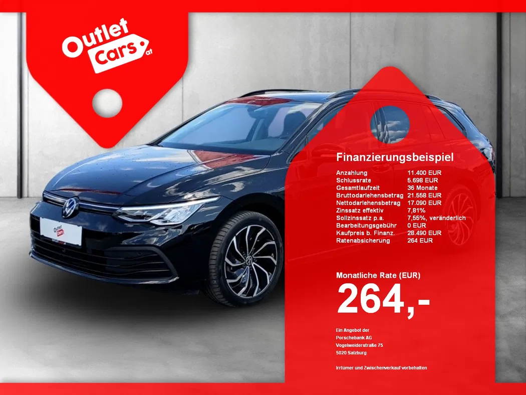 Bild eines VW Golf VIII Var. 2.0TDI Life DSG