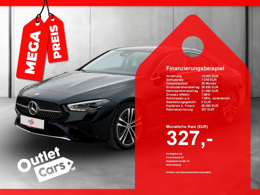 Bild eines Mercedes-Benz CLA 200 d