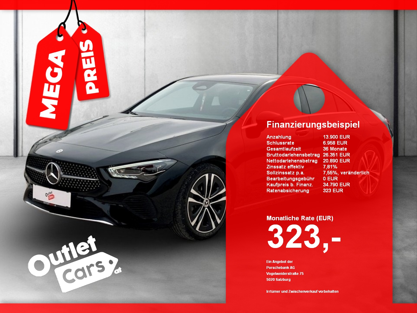 Bild eines Mercedes-Benz CLA 200 d