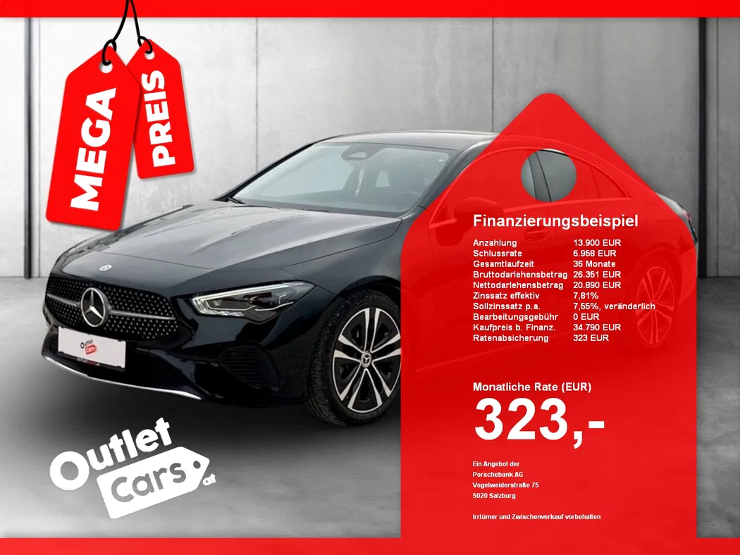 Bild eines Mercedes-Benz CLA 200 d