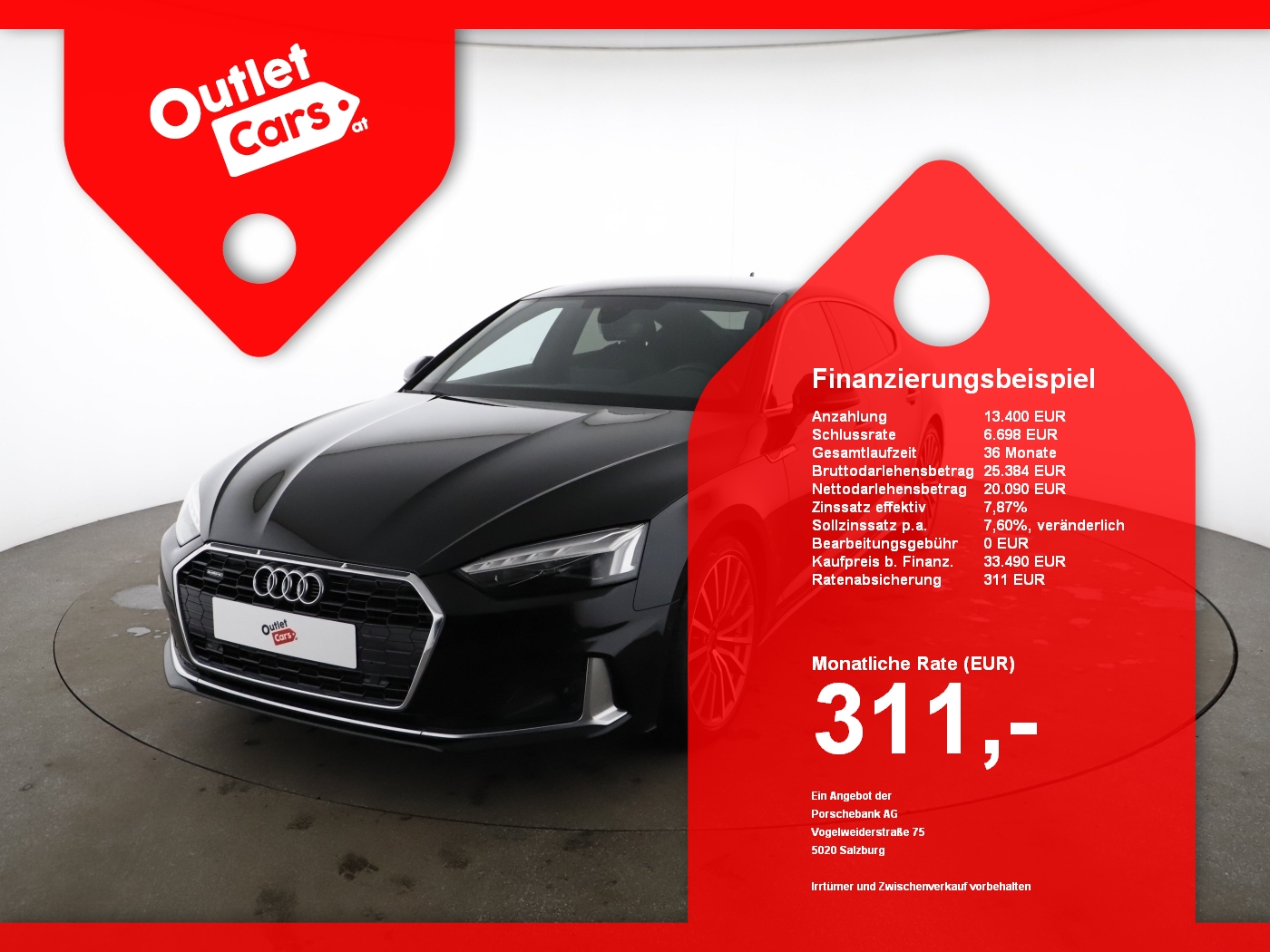 Bild eines Audi A5 SB 40 TDI quattro Adv Aut