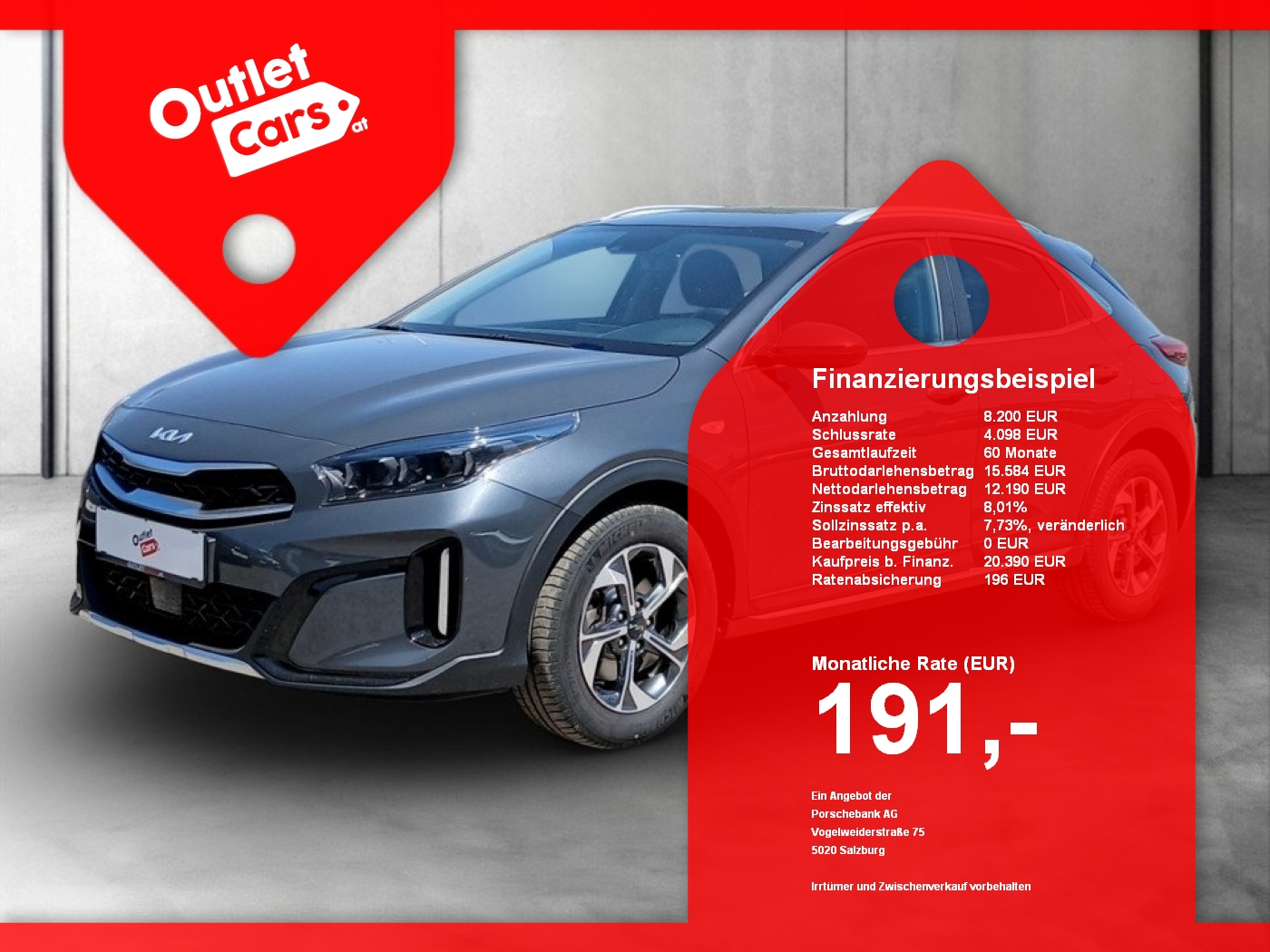 Bild eines Kia Xceed 1,0 TGDI GPF Silber