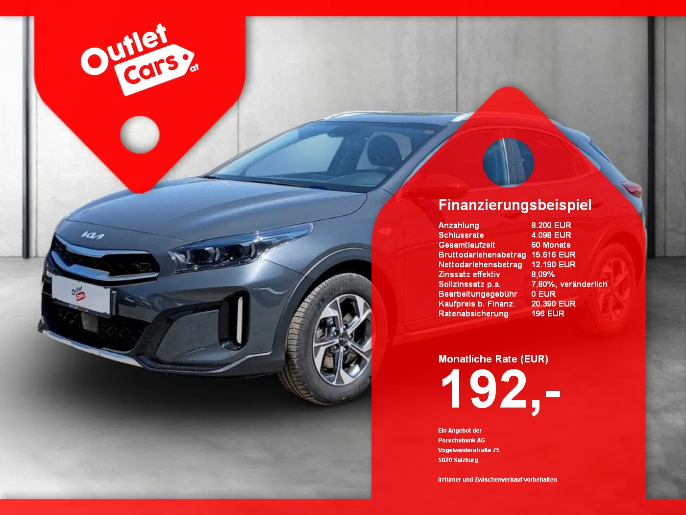 Kia Xceed 1,0 TGDI GPF Silber | Bild 1 von 21