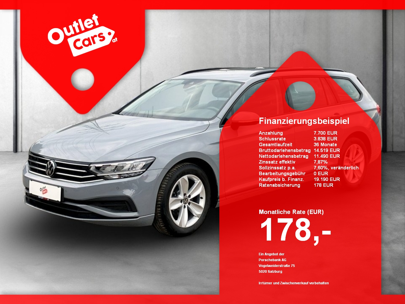 Bild eines VW Passat Variant 1.5 TSI BMT