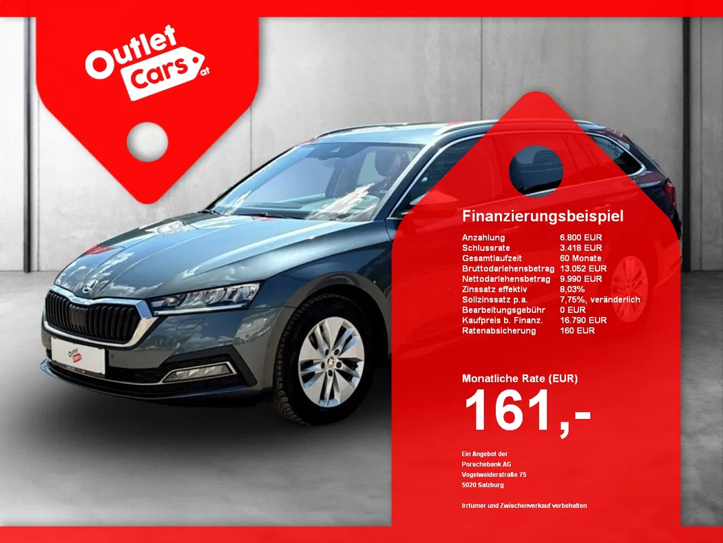 Bild eines Skoda Octavia Combi 2.0 TDI Bus. DSG