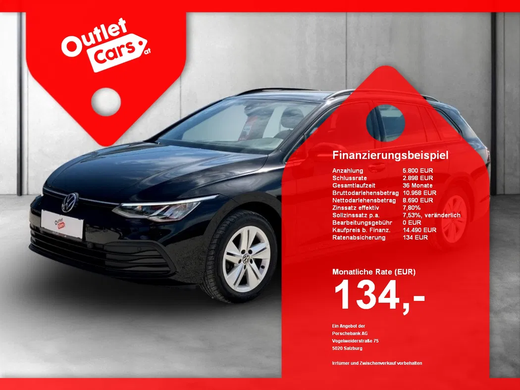 Bild eines VW Golf VIII Var. 2.0 TDI Life