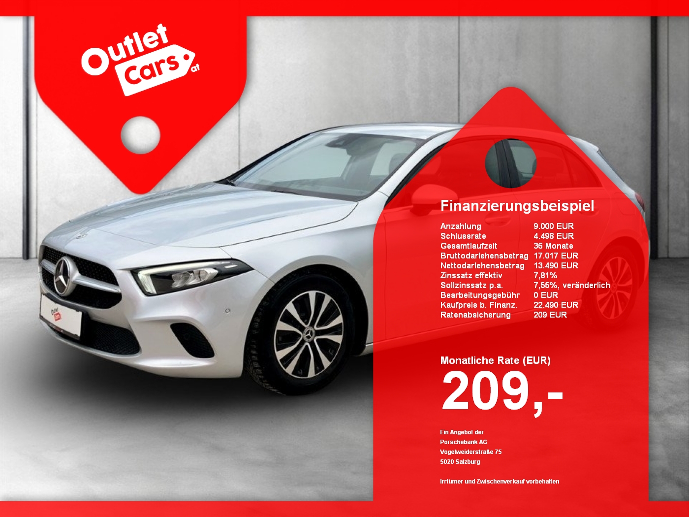 Bild eines Mercedes-Benz A 200d Style Aut.