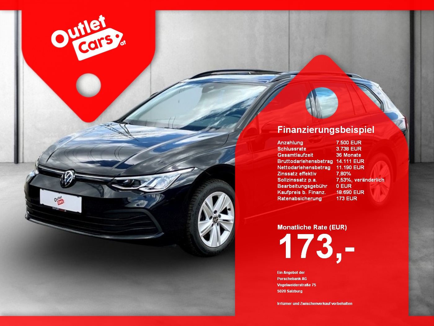 Bild eines VW Golf VIII Var. 2.0 TDI Life DSG