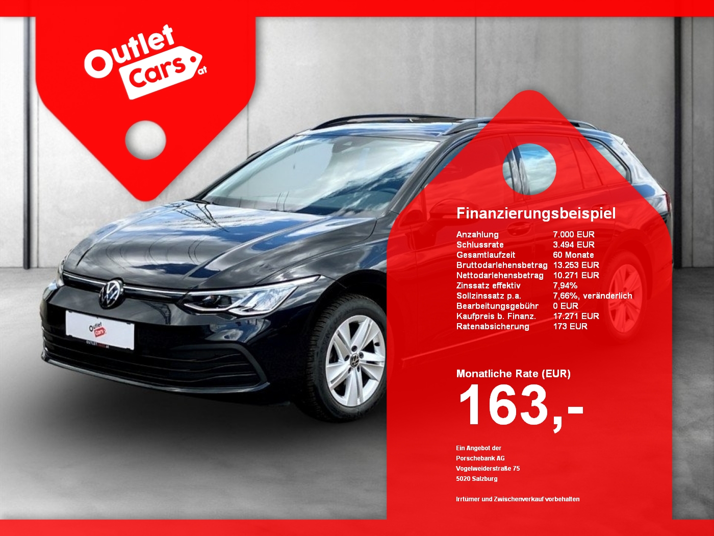 Bild eines VW Golf VIII Var. 2.0 TDI Life DSG