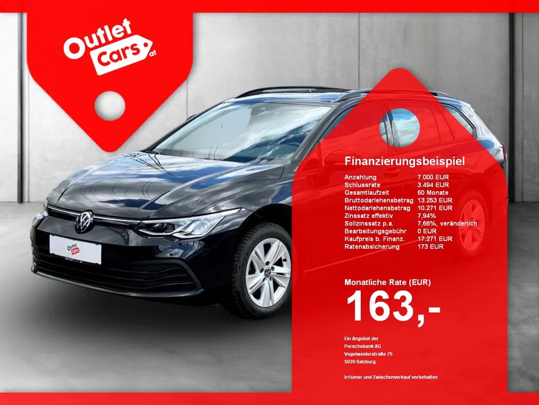 Bild eines VW Golf VIII Var. 2.0 TDI Life DSG