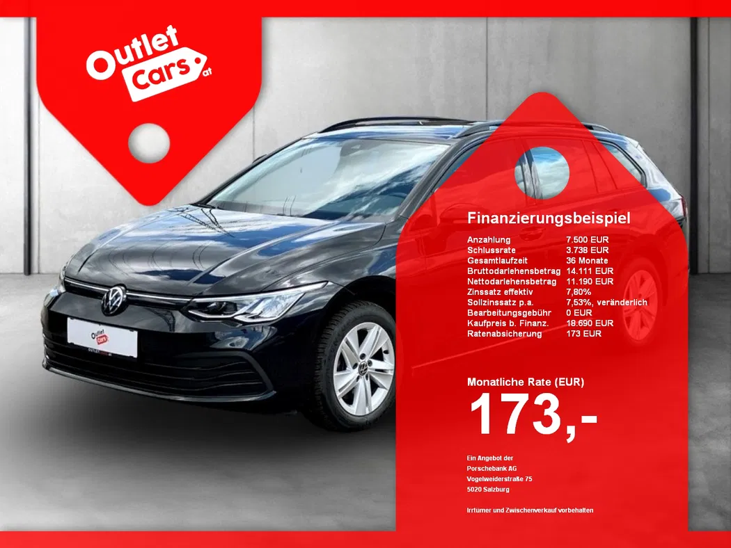 Bild eines VW Golf VIII Var. 2.0 TDI Life DSG