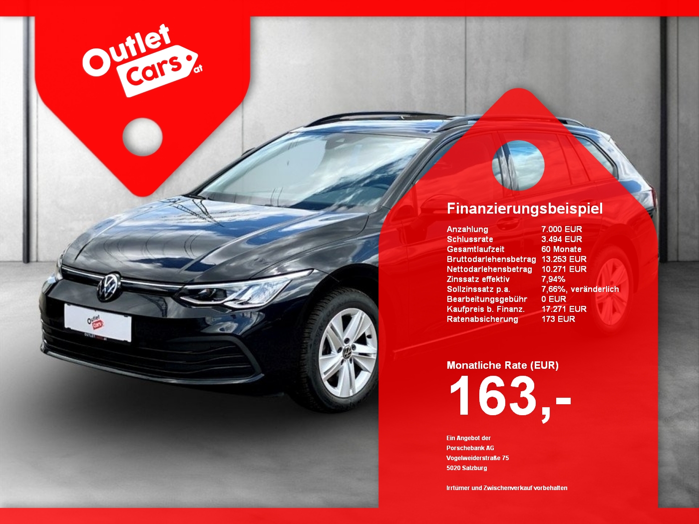 Bild eines VW Golf VIII Var. 2.0 TDI Life DSG