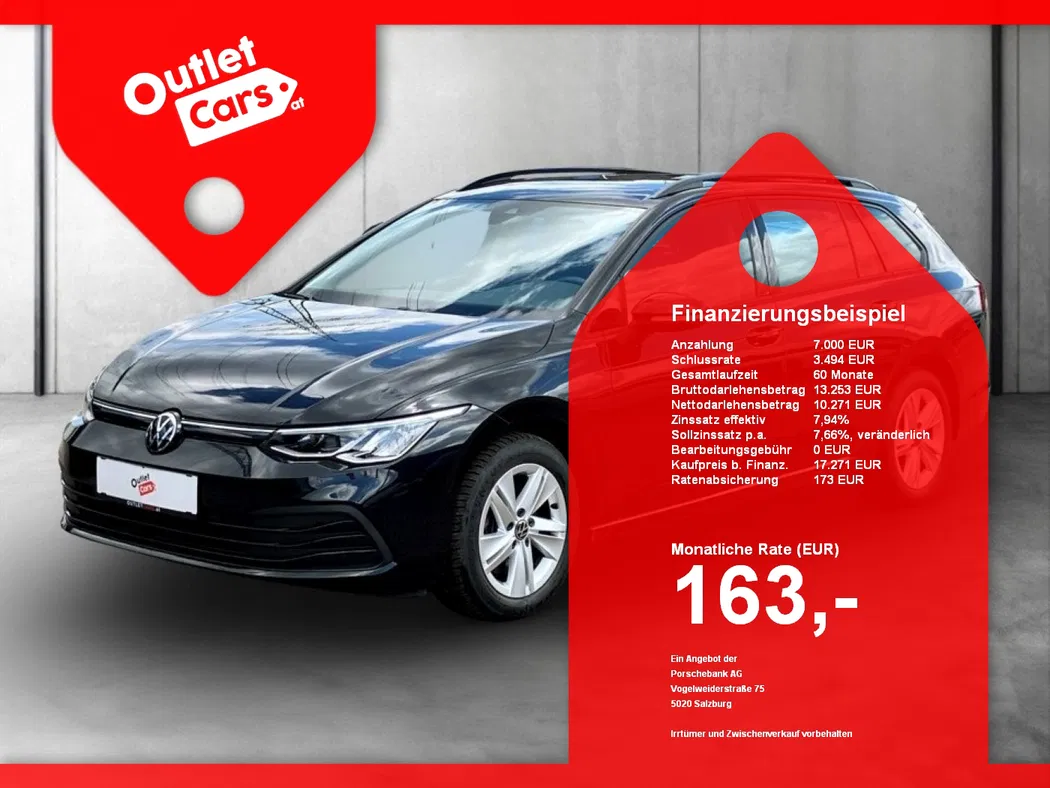 Bild eines VW Golf VIII Var. 2.0 TDI Life DSG