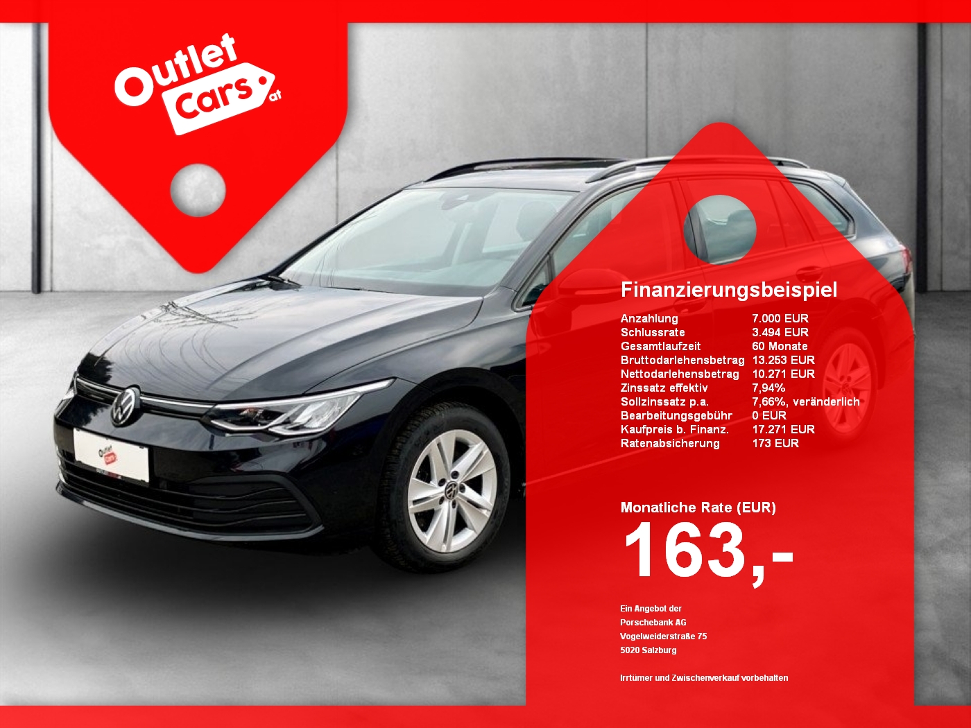 Bild eines VW Golf VIII Var. 2.0 TDI Life DSG