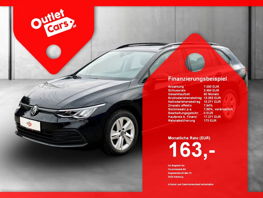 Bild eines VW Golf VIII Var. 2.0 TDI Life DSG