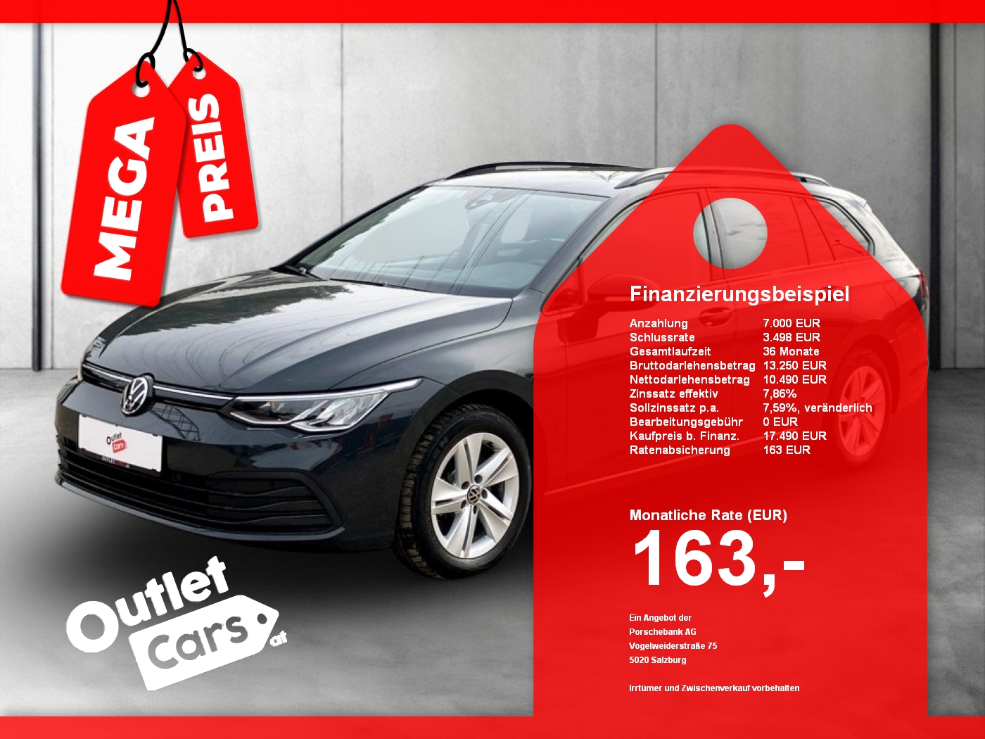 Bild eines VW Golf VIII Var. 2.0TDI Life DSG