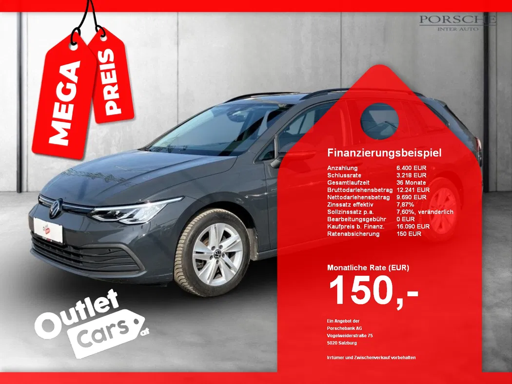 Bild eines VW Golf VIII Var 2.0TDI Life DSG