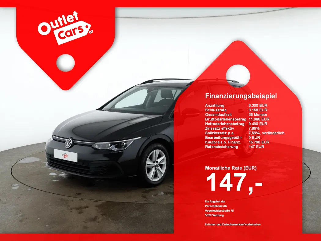 Bild eines VW Golf VIII Variant 2.0 TDI Life DSG