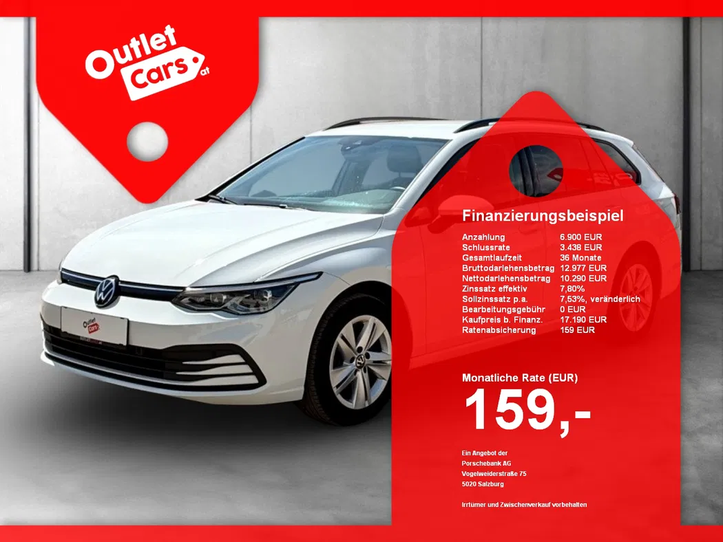 Bild eines VW Golf VIII Var 2.0TDI Life DSG