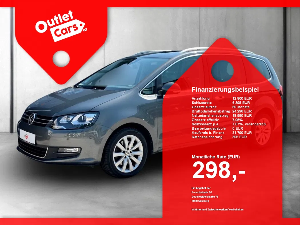 Bild eines VW Sharan 1.4 TSI BlueMotionTech Business+
