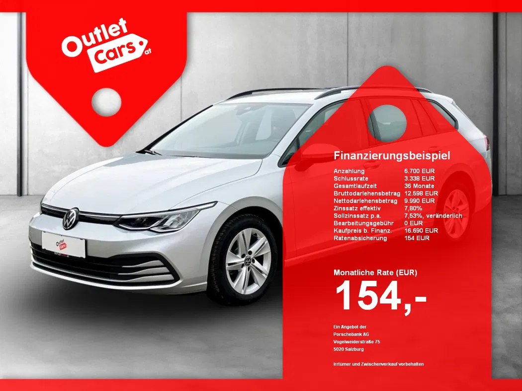 Bild eines VW Golf VIII Var. 2.0 TDI Life DSG