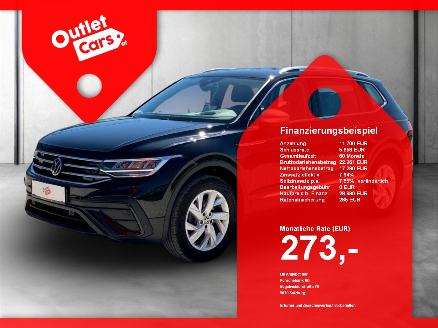 Bild eines VW Tiguan Allspace 2.0 TDI Life