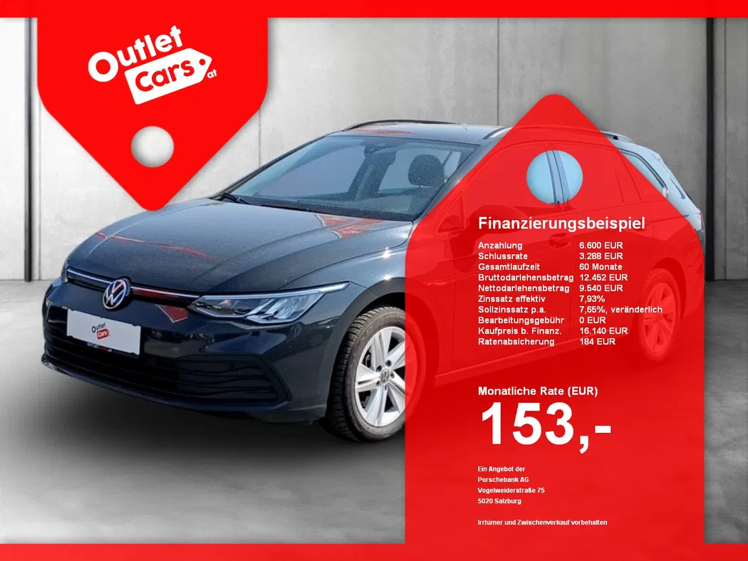 Bild eines VW Golf VIII Variant 2.0 TDI Life