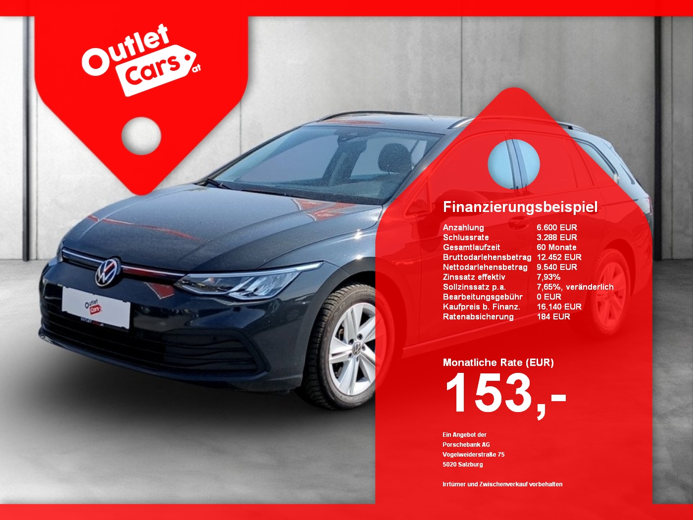 Bild eines VW Golf VIII Var. 2.0 TDI DSG Life