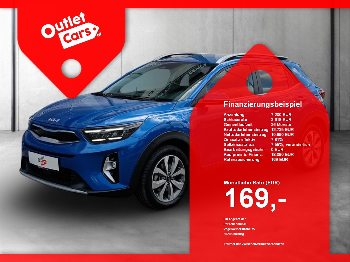 Bild eines Kia Stonic 1,0 TGDI Aut.