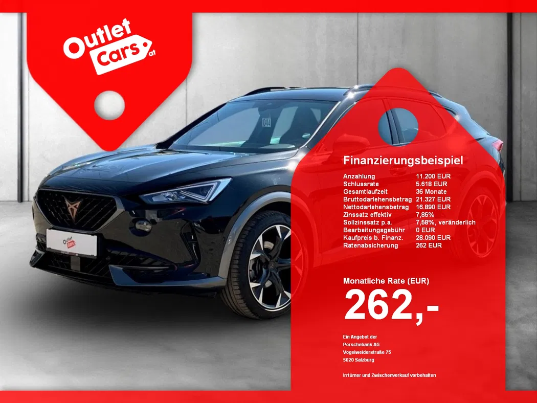 Bild eines Cupra Formentor 2.0 TDI 4Drive DSG