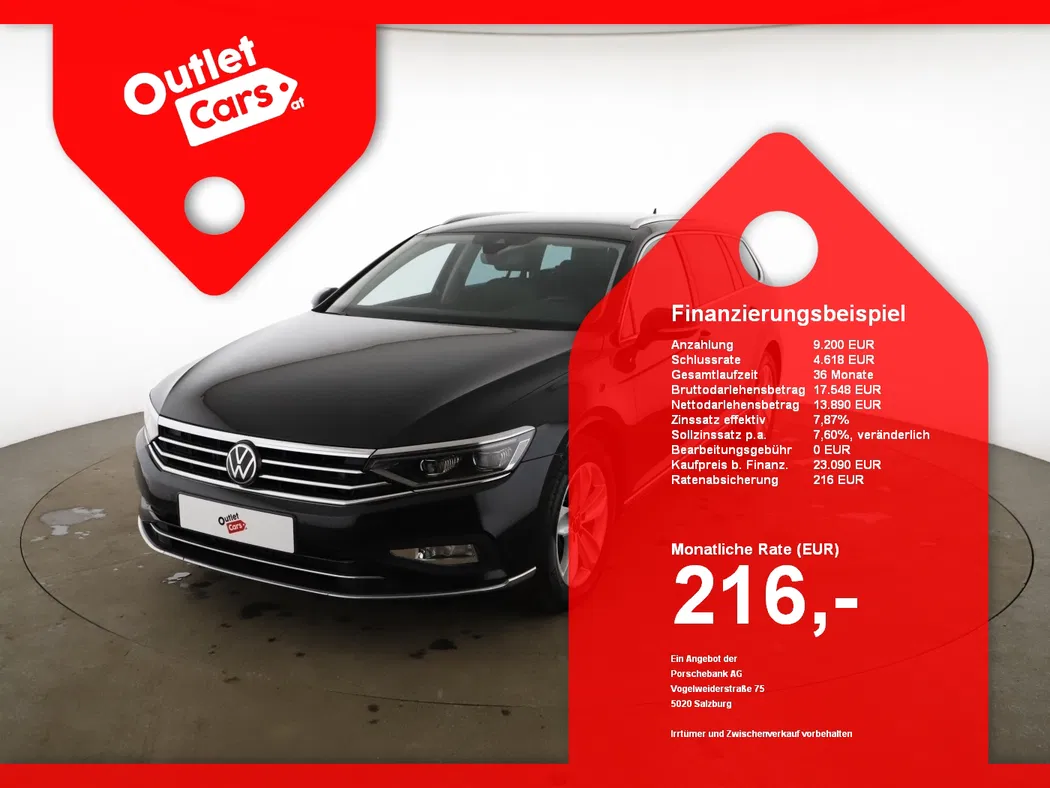 Bild eines VW Passat Var. 2.0 TDI Eleg DSG